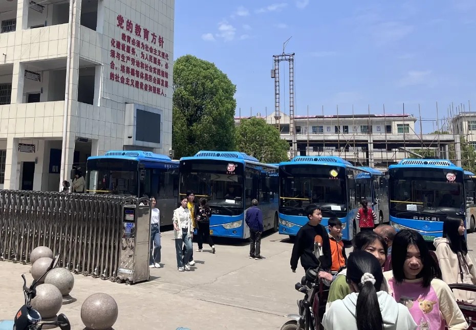 景德鎮(zhèn)長運:樂平公交圓滿完成灣頭中學(xué)體育中考包車任務(wù)