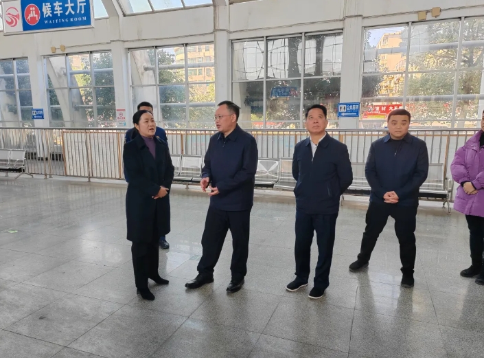 撫州長運 撫州市委領(lǐng)導(dǎo)督導(dǎo)宜黃分公司春運安全工作